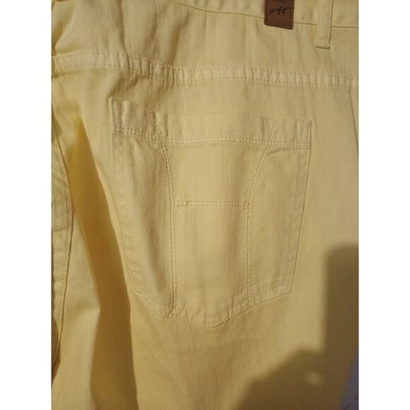TOMMY HILFIGER Women's Boot Yellow Cotton Vintage Wide Leg Jeans Size 22 READ - Picture 4 of 9